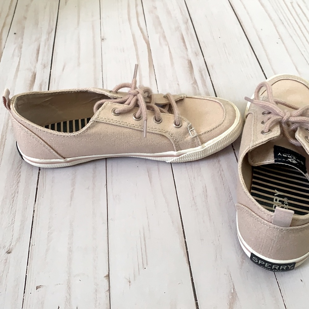 Pink Sperry Sneakers